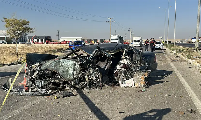 Konya yolunda feci kaza: 2 ölü 2 yaralı!