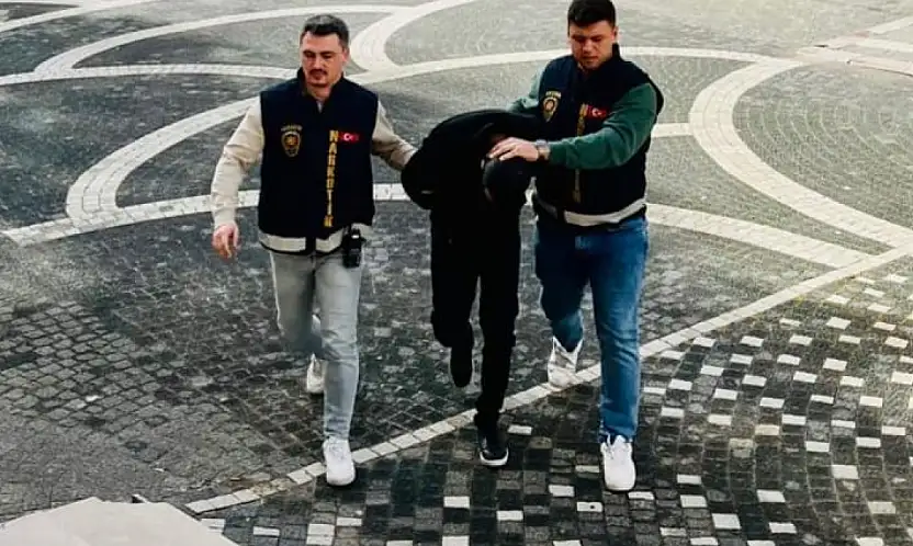 Konya yolunda narkotik freni: Yolcu otobüsünden cezaevine