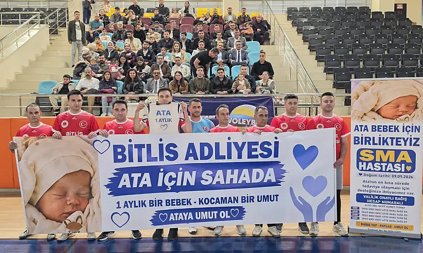 Konyalı Ata bebek için Bitlis'te tek yürek oldular