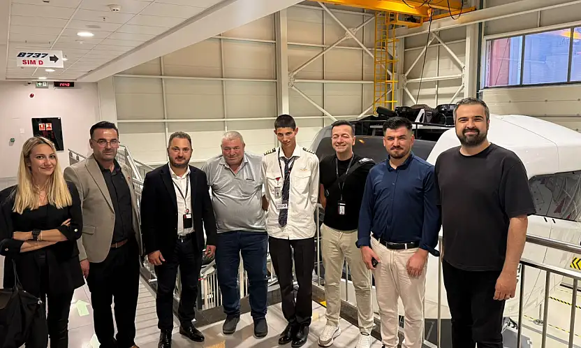 Konyalı Burak'ın pilotluk hayali gerçek oldu!