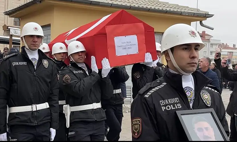 Konyalı şehit polis memuru Fatih Oral'a son görev