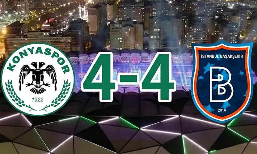 Konyaspor 4-4 Başakşehir