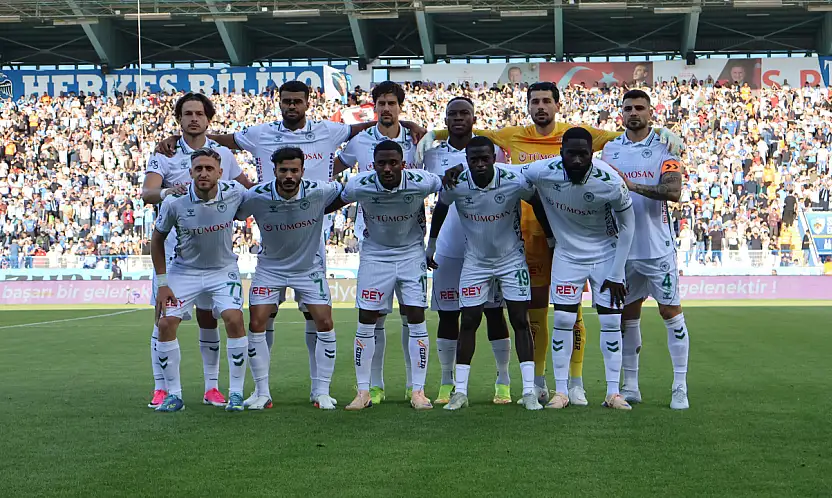 Konyaspor Trabzonspor maçı işte ilk 11'ler