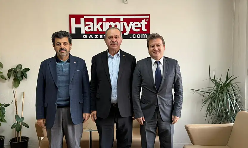 Mehmet Günbaş'tan Hâkimiyet Gazetesi'ne nezaket ziyareti