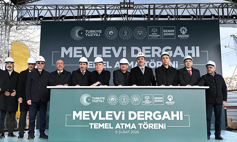 Mevlana Türbesi arkasında tarihi adım! Temel atıldı