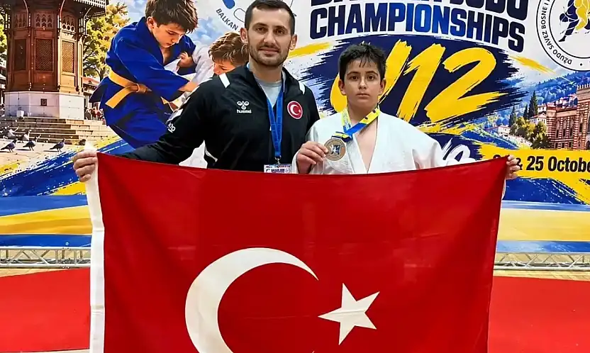 Selçuklu Belediyesporlu judocudan Balkan üçüncülüğü