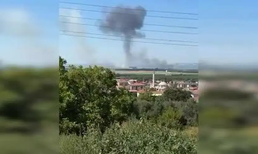 Son dakika: Yalova'da F-16 askeri eğitim uçağı düştü