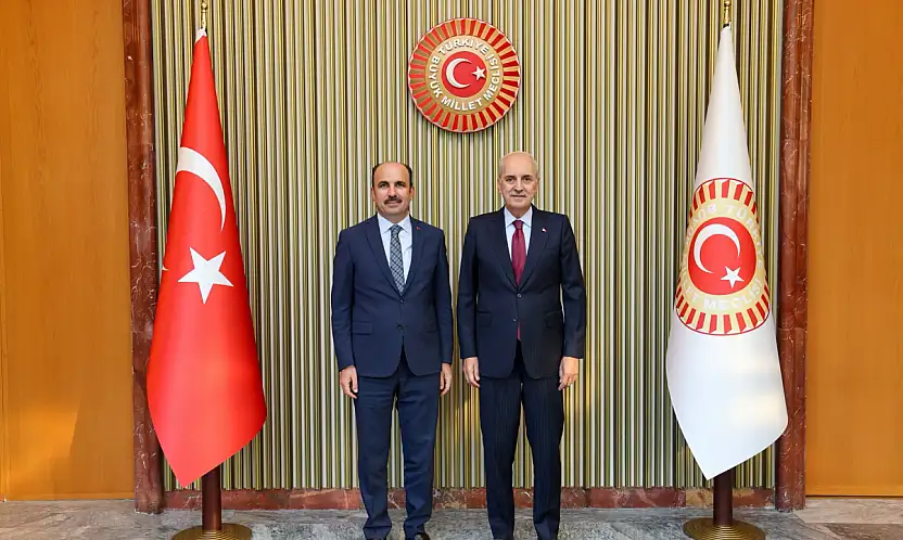 TBMM'de dikkat çeken görüşme: Kurtulmuş, Altay'ı kabul etti
