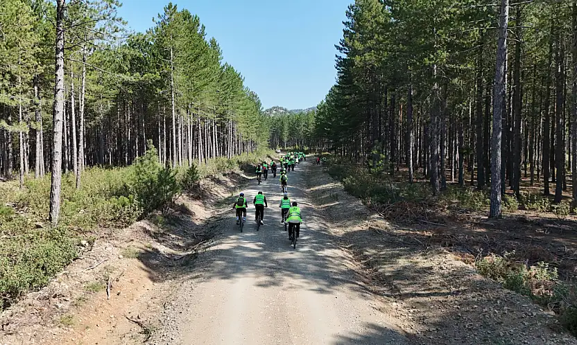 Toroslardan Selçuklu Sarayı'na 42 kilometrelik yolculuk! Konya'da pedal çevirenler büyülendi