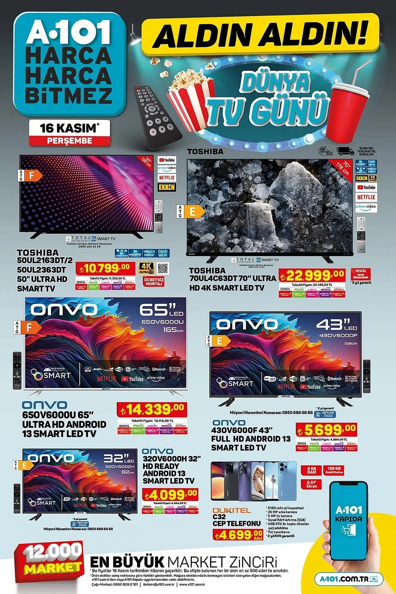 16 Kasım A101 aktüel kataloğu yayımlandı! Hangi ürünler indirimde? işte detaylar...
