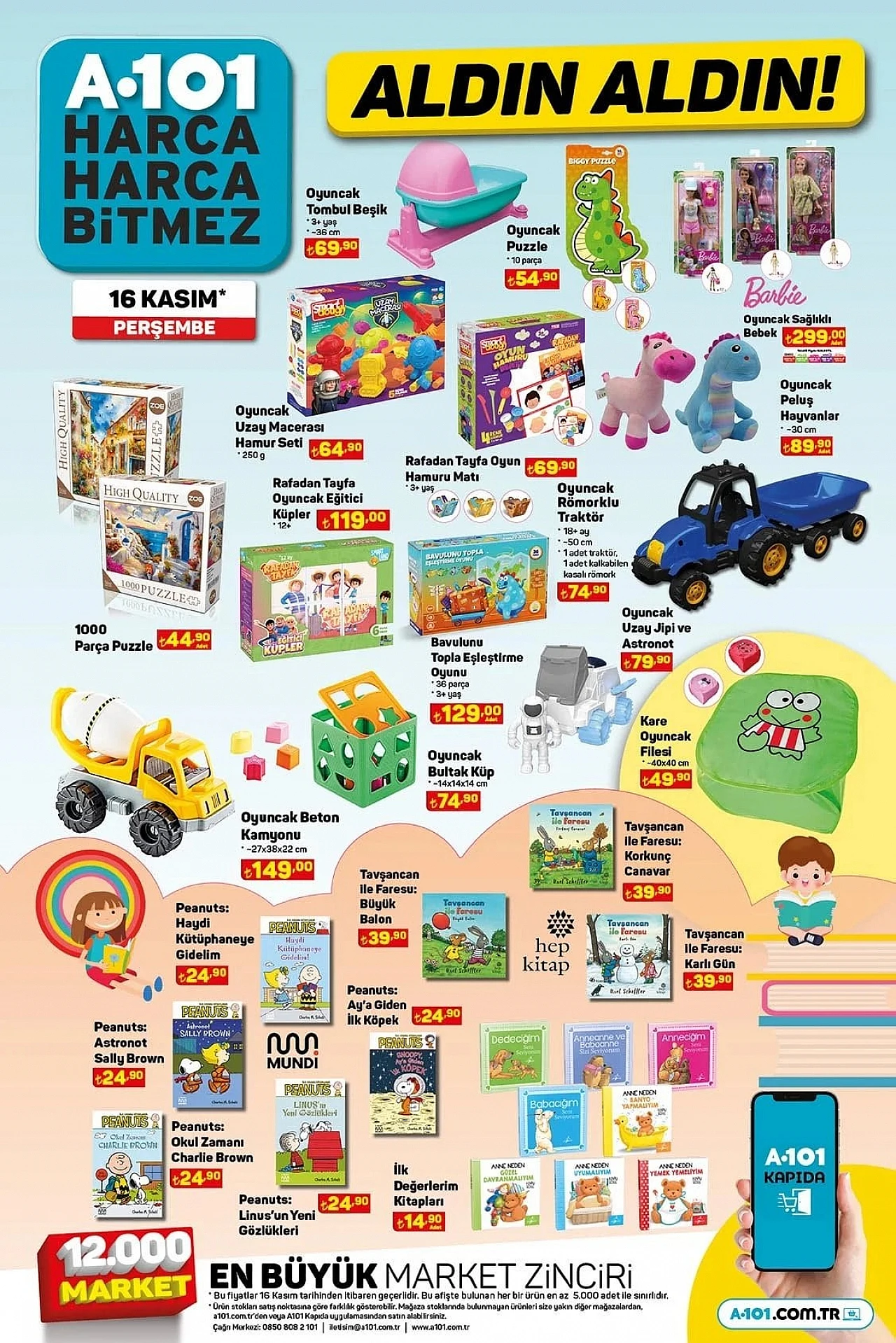 16 Kasım A101 aktüel kataloğu yayımlandı! Hangi ürünler indirimde? işte detaylar...