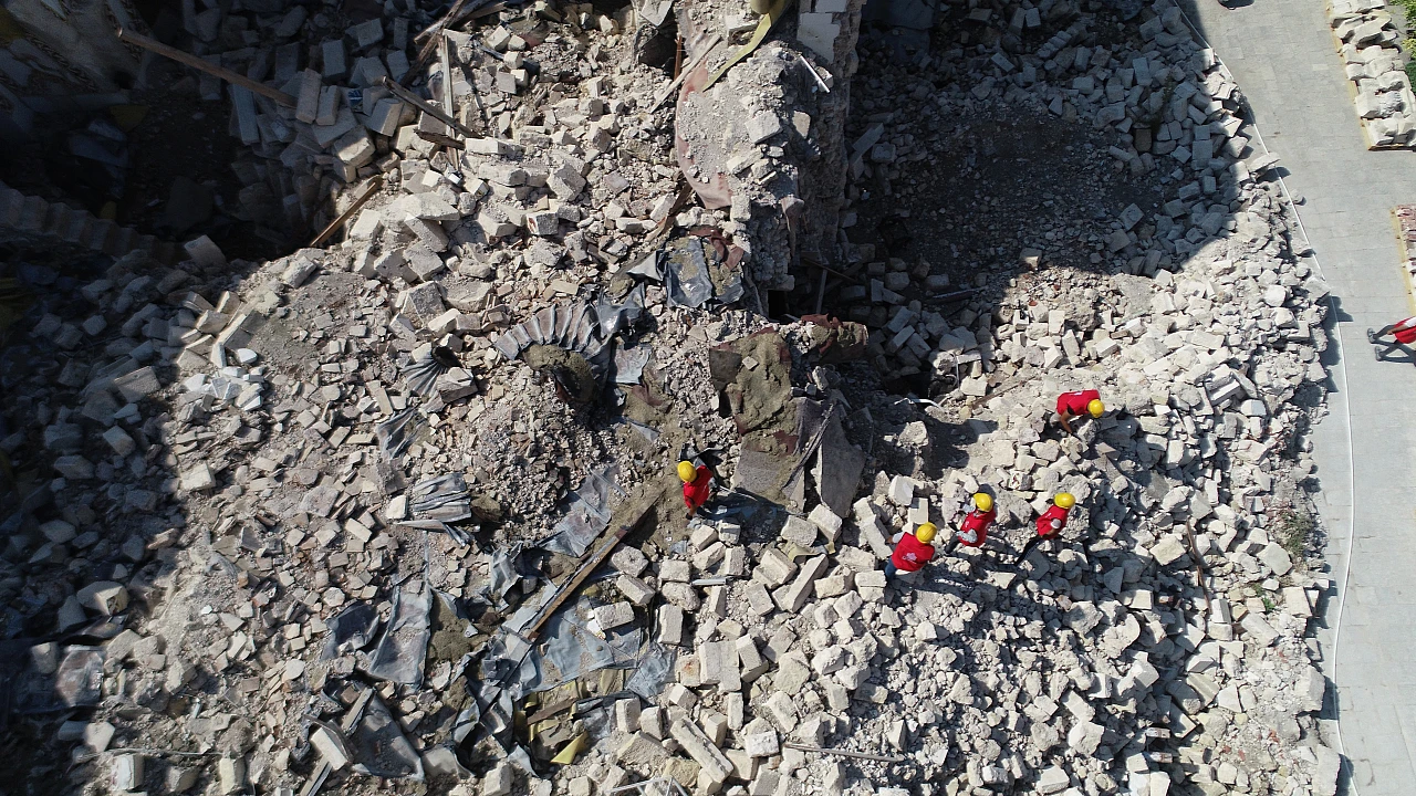 Hatay depreminde yıkılan Habib-i Neccar Camisi Konya Büyükşehir Belediyesinin desteğiyle yeniden inşa ediliyor