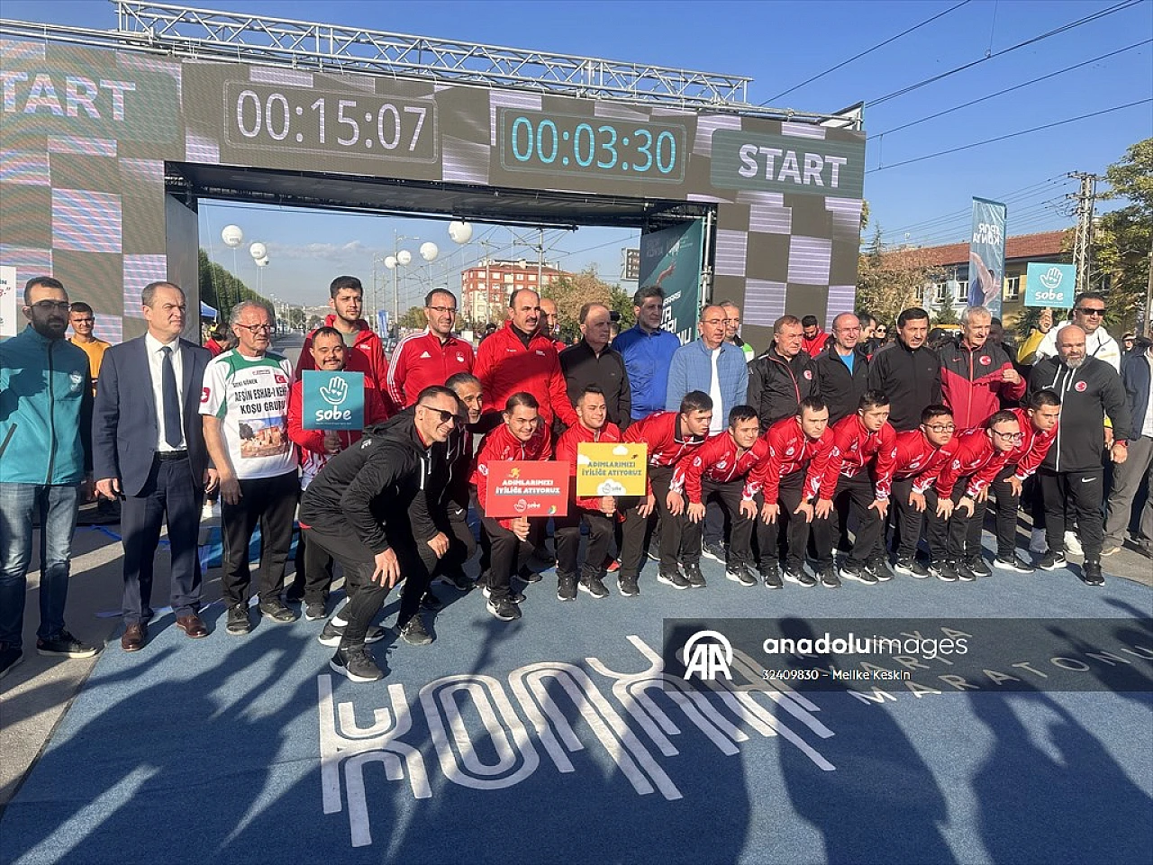 Konya maratona: Gelirler SOBE'ye!