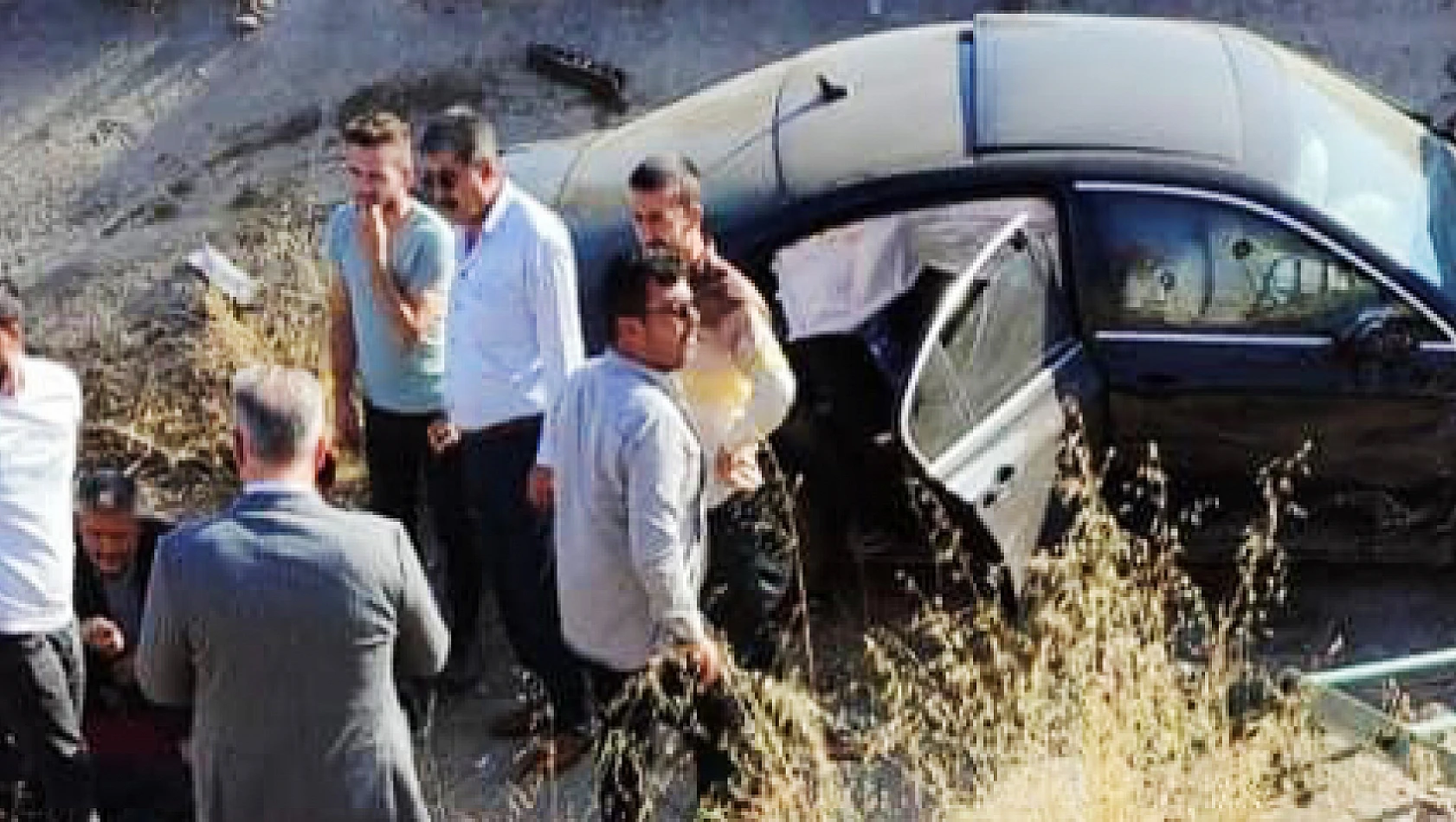 Belediye başkanı Konya - Çumra yolunda kaza yaptı! Araç kontrolden çıktı!