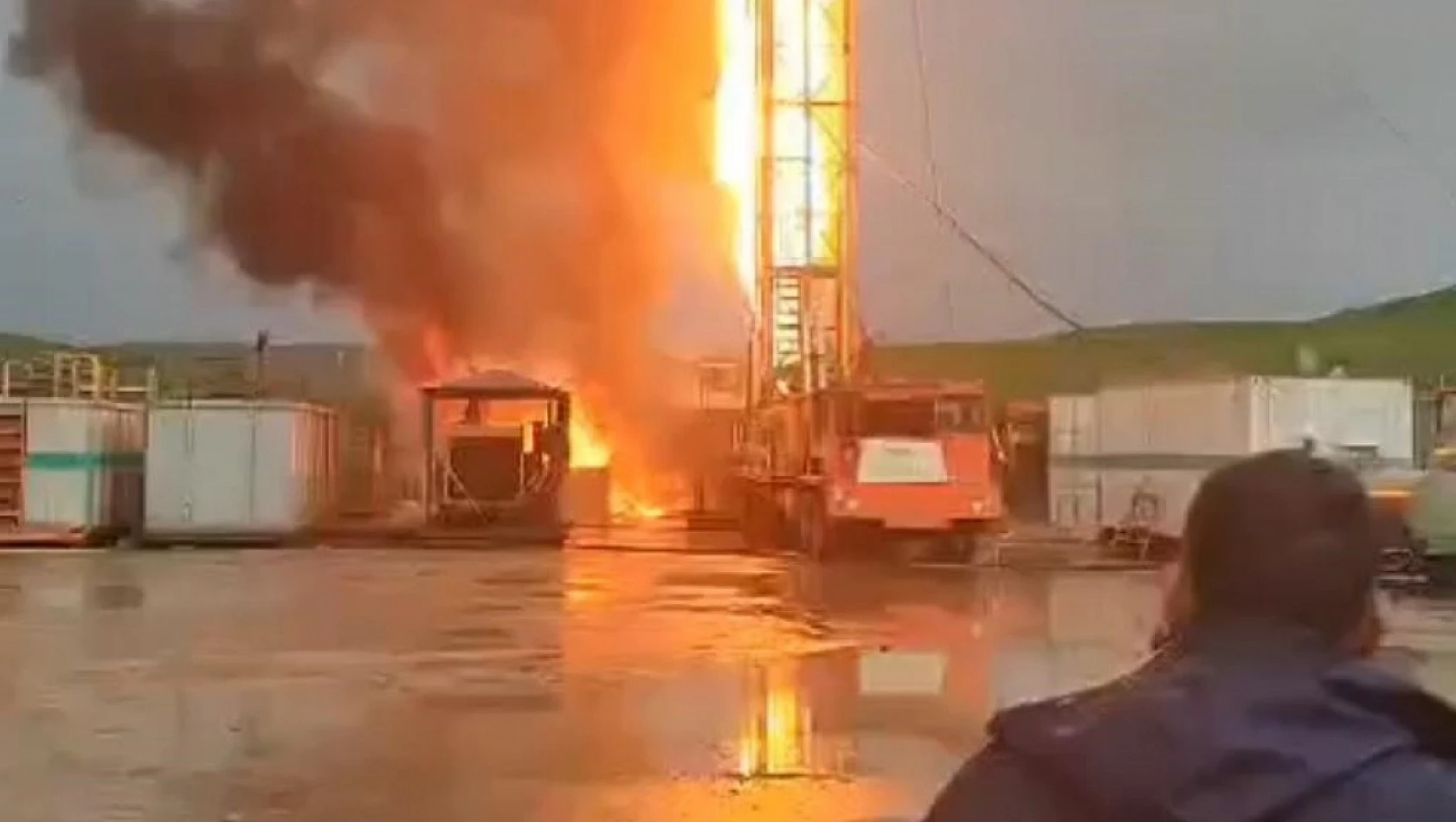 Çalışma yapılan petrol kuyusunda patlama: 1 ölü, 1 yaralı