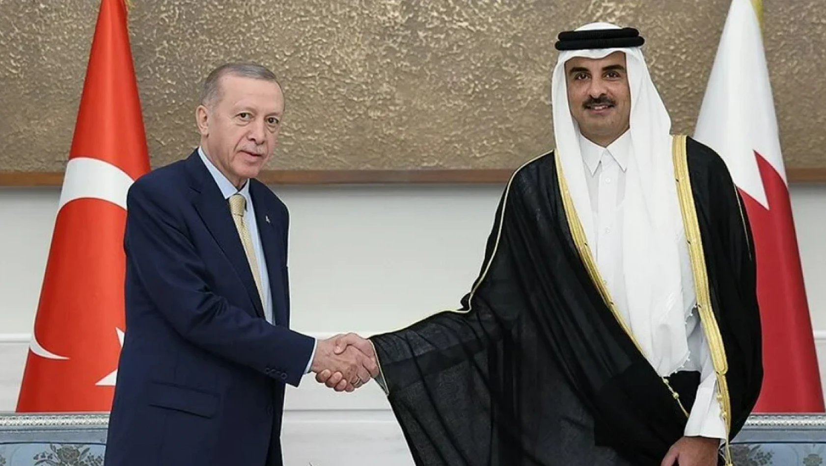 Cumhurbaşkanı Erdoğan, Katar Emiri ile görüştü, 'İslam dünyası birlik içinde gayreti arttırmalı'