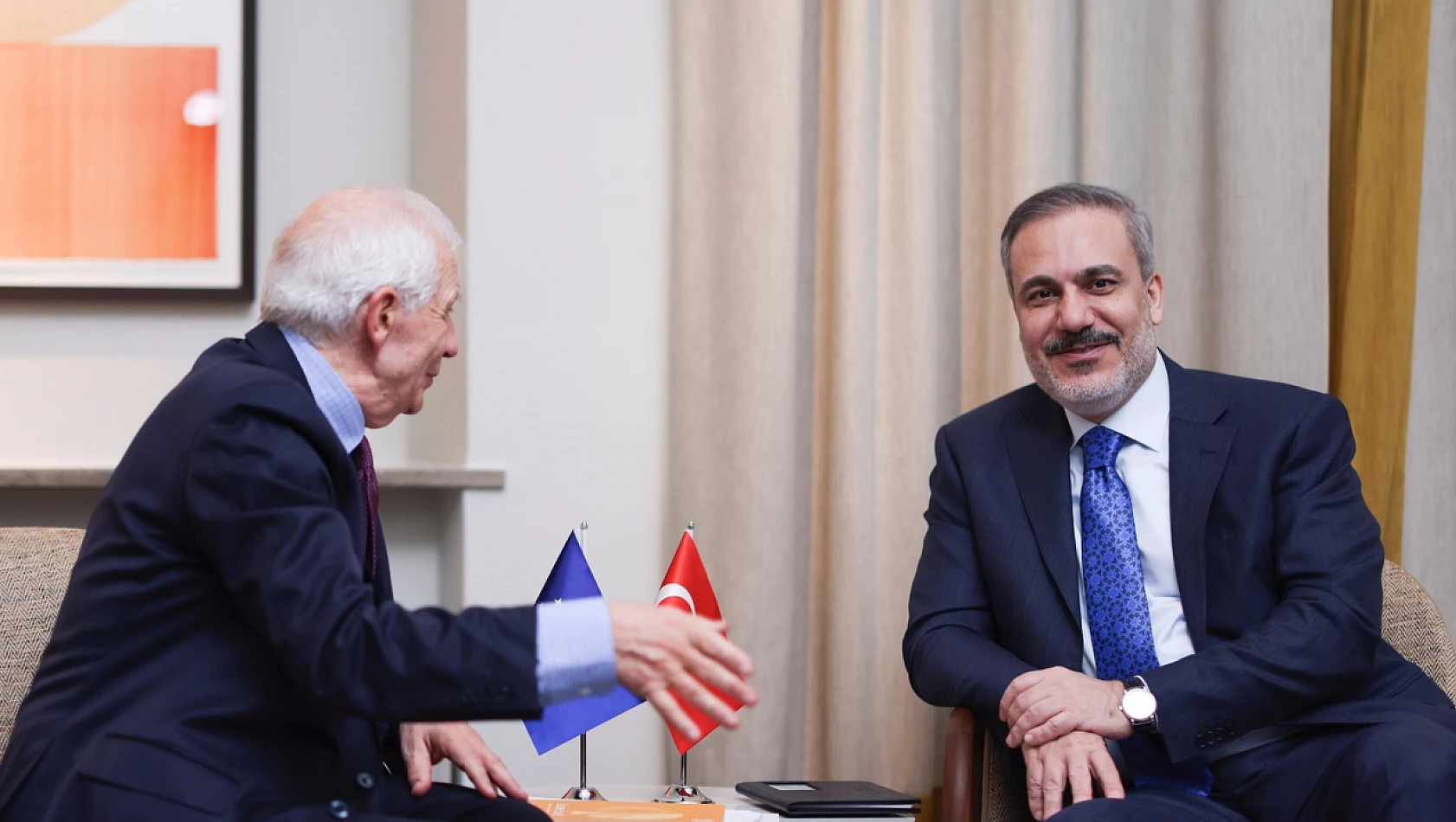 Dışişleri Bakanı Fidan, AB Yüksek Temsilcisi ile görüştü