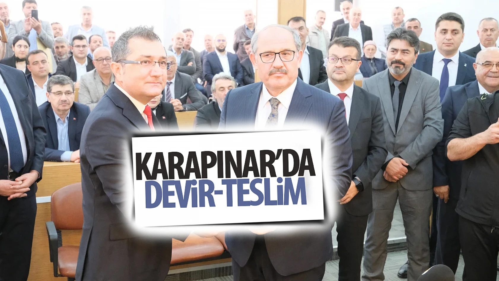 Karapınar Belediye Başkanı İbrahim Önal, mazbatasını aldı!