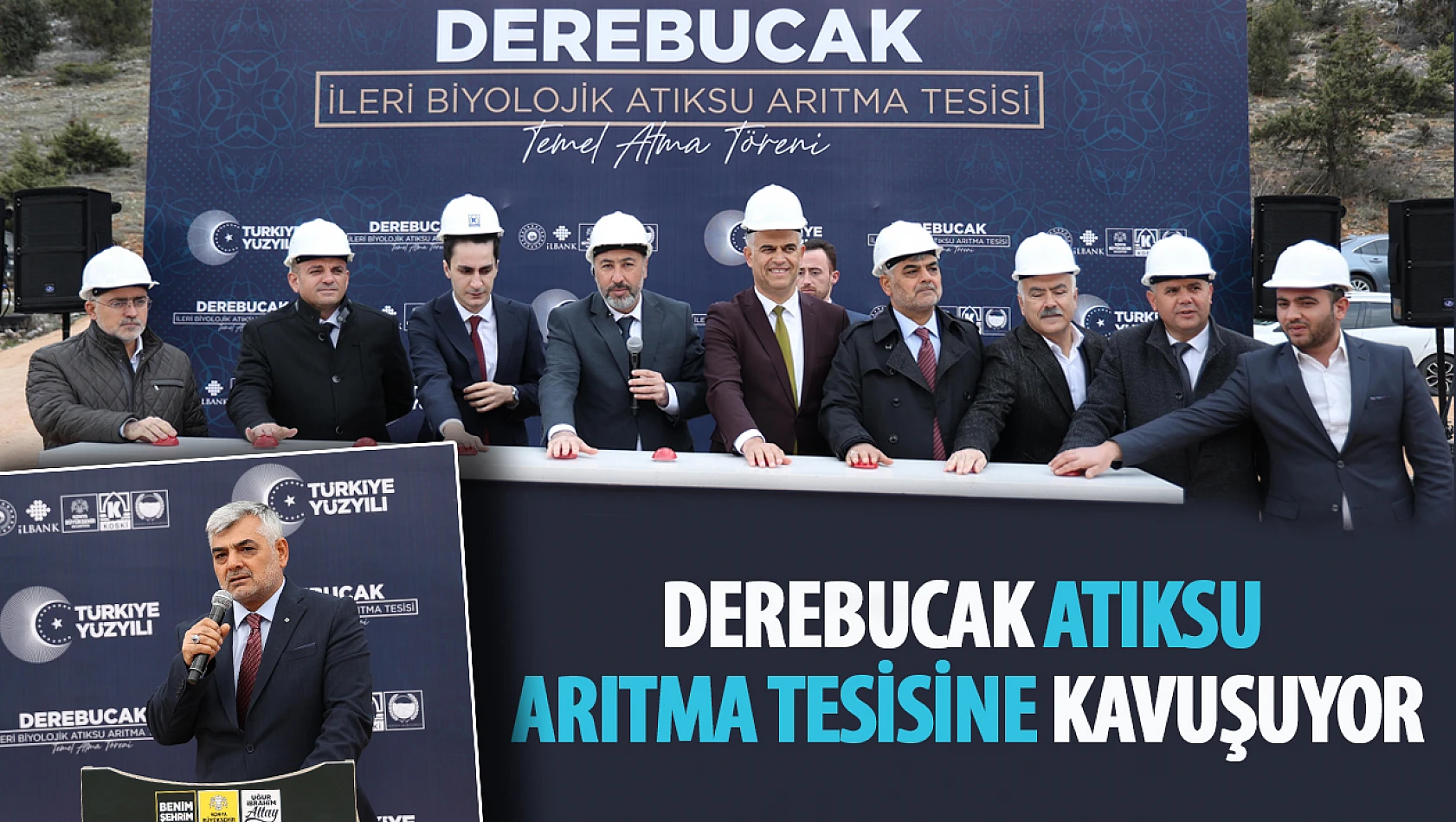 Konya Büyükşehir, Derebucak'a Atık Su Arıtma Tesisi Kazandırıyor