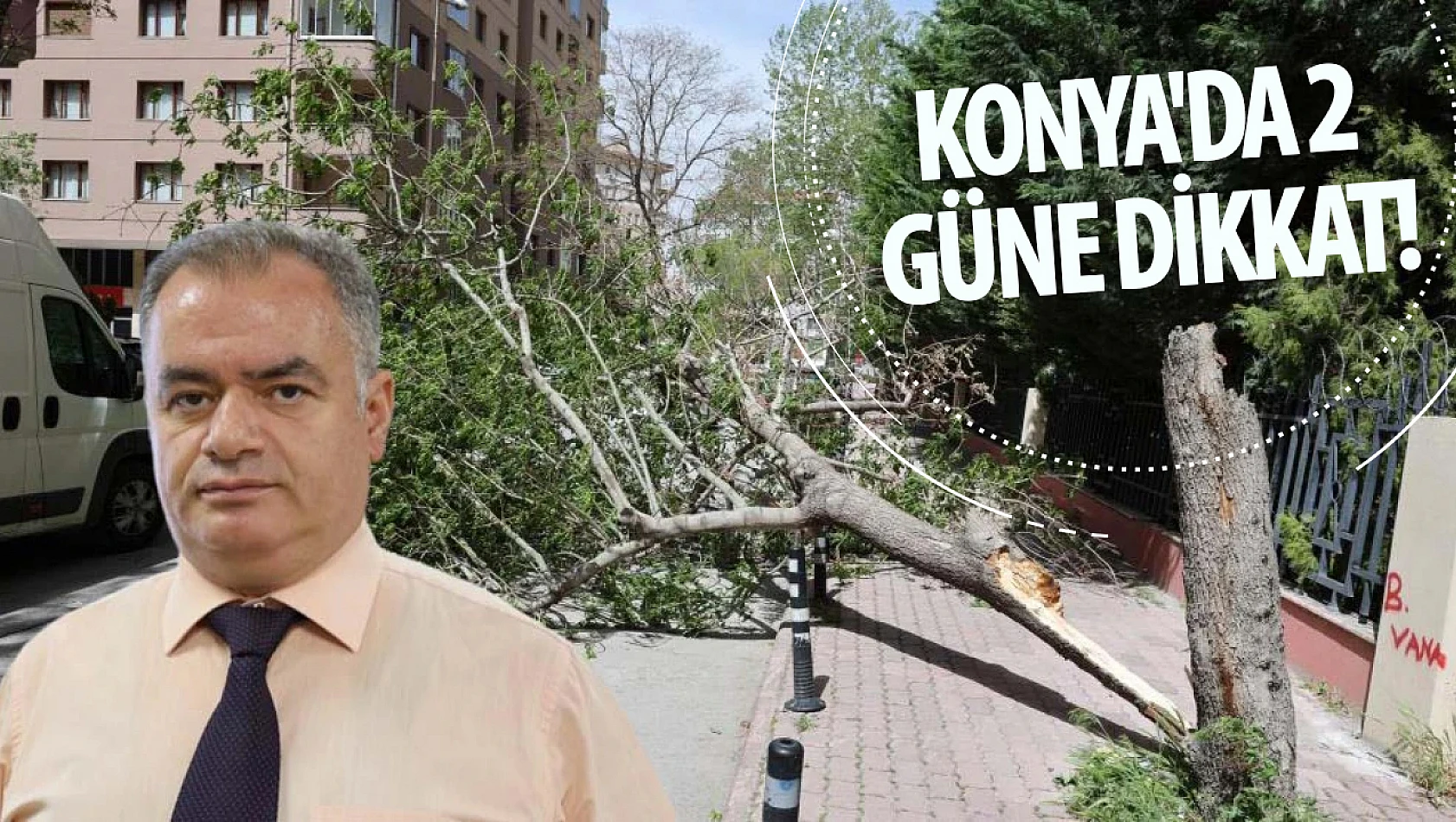 Konya'da 2 güne dikkat! Yetkililer fırtına uyarısı yaptı: Saatte 60 kilometre hızla esecek!