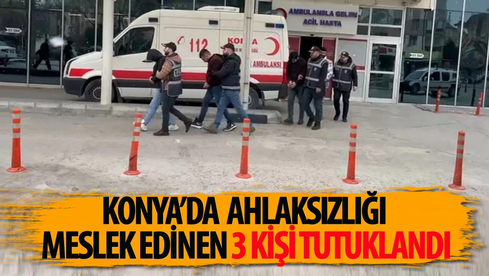 Konya'da fuhuş operasyonu: 3 gözaltı!