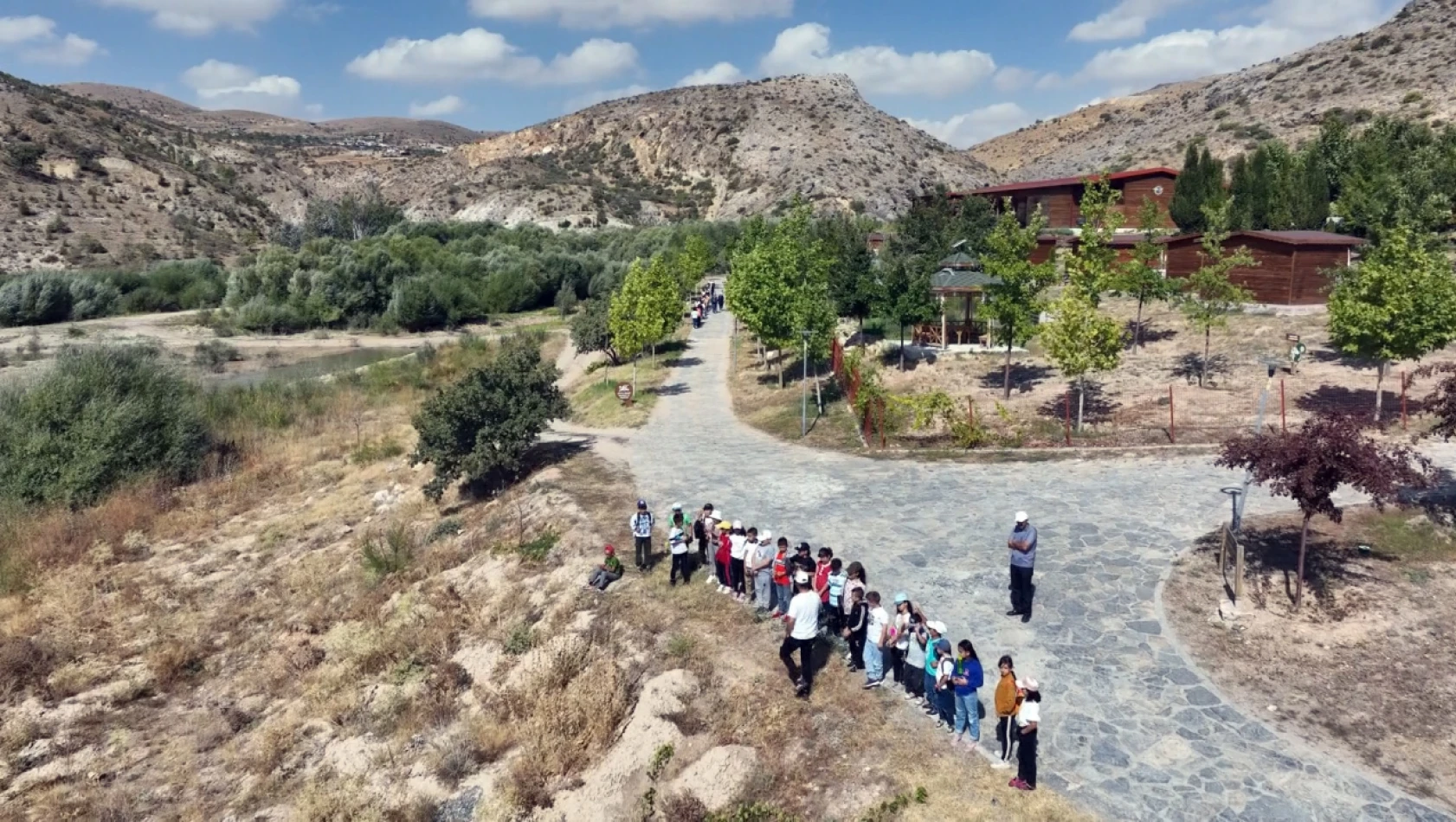 Konya'da doğa ile öğrenciyi buluşturan tabiat okulu