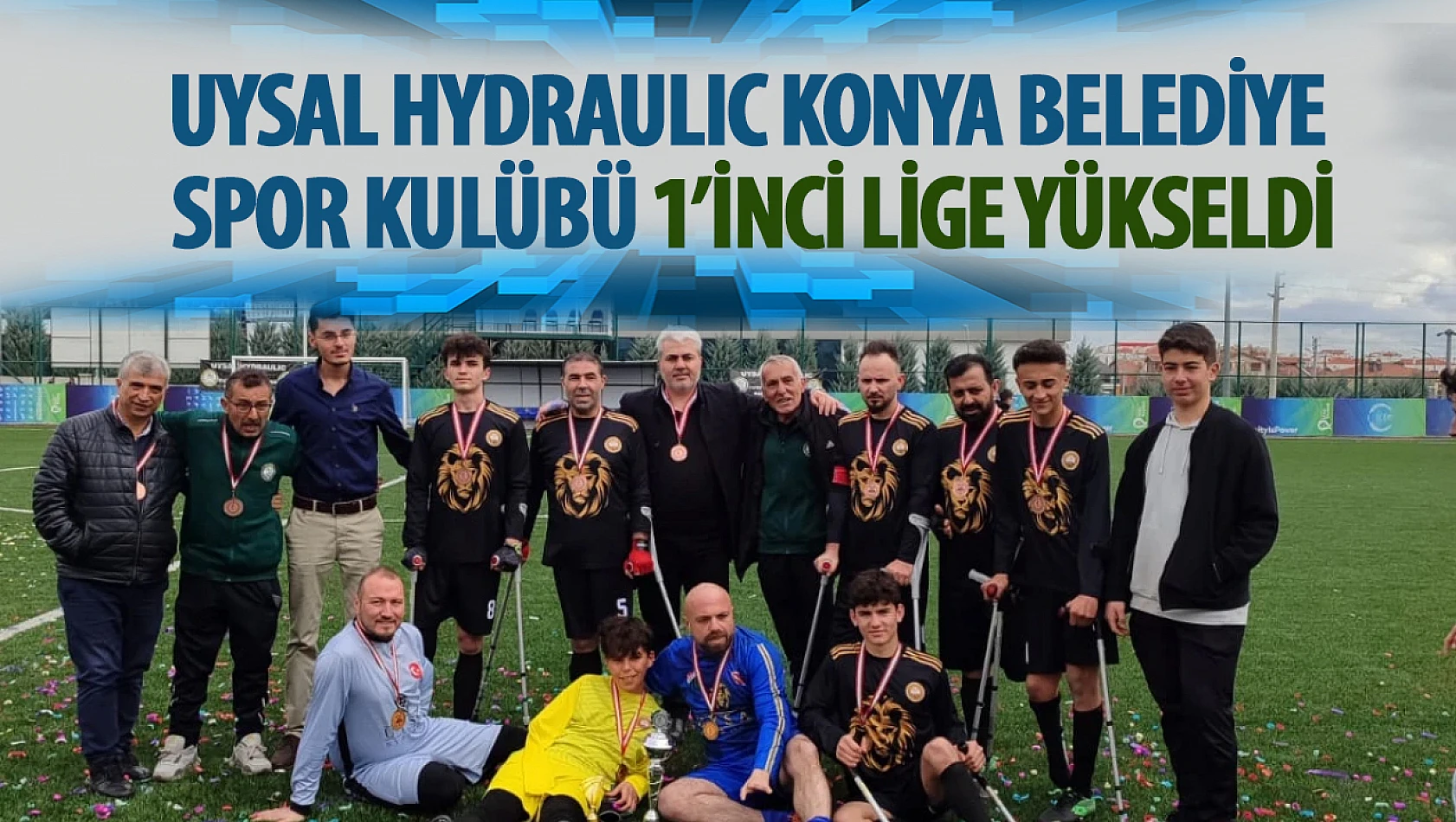 Uysal Hydraulic Konya Belediye Spor Kulübü'nden 1'inci Lig'e yükseliş!