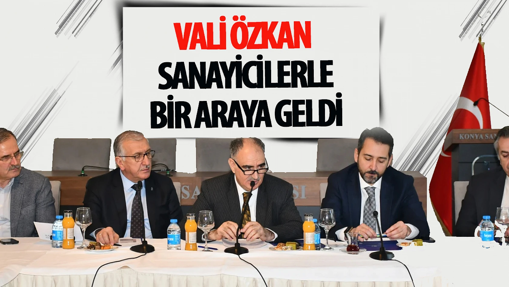 Vali Özkan, Konya Sanayi Odası'nda sanayicilerle bir araya geldi