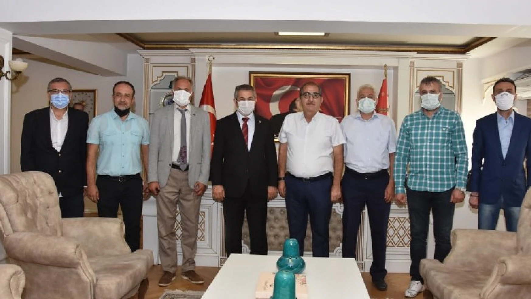 TSYD Konya'dan Dinç'e hayırlı olsun ziyareti