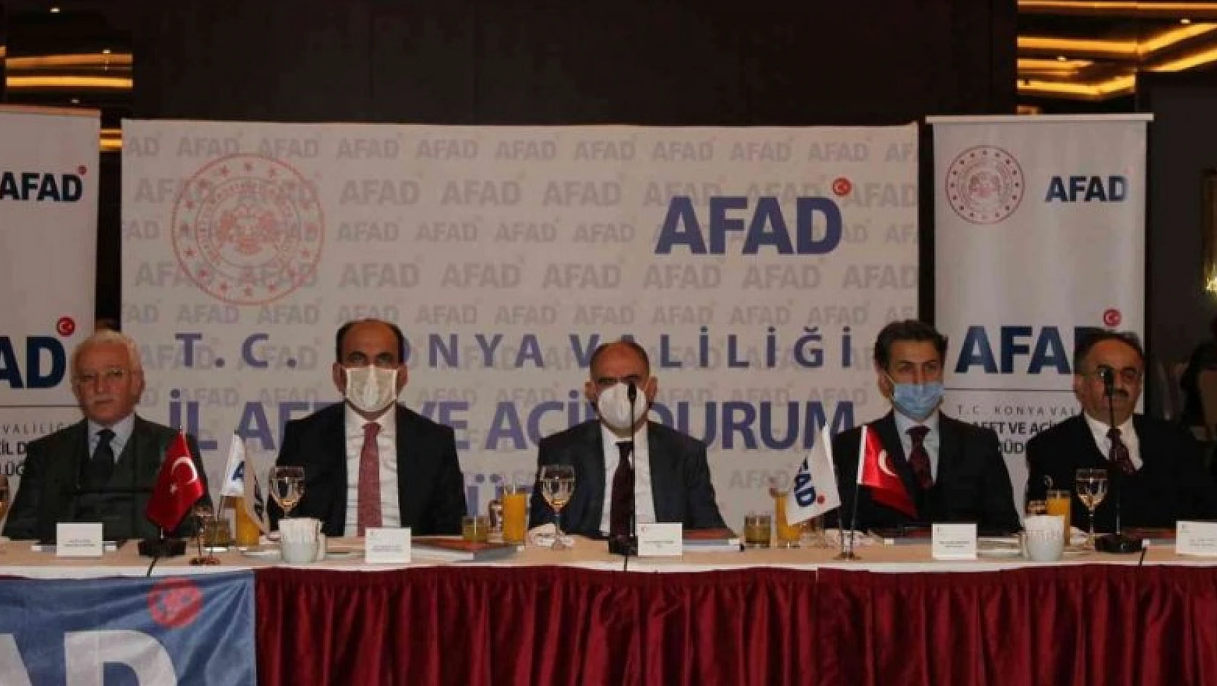Konya'da İl Afet Risk Azaltma Planı (İRAP) toplantısı gerçekleştirildi