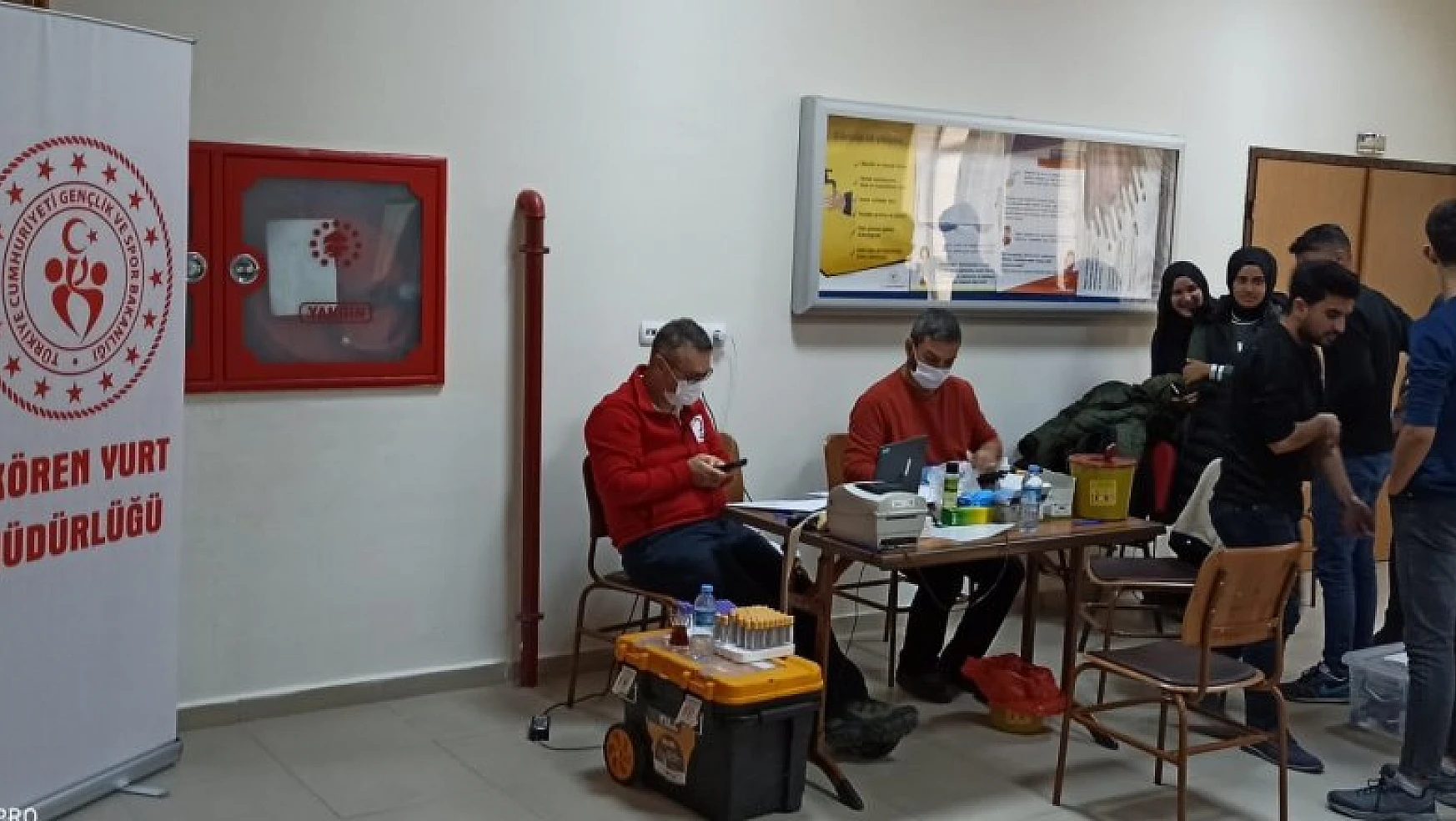 Konya'da üniversite öğrencileri kök hücre bağışında bulundu