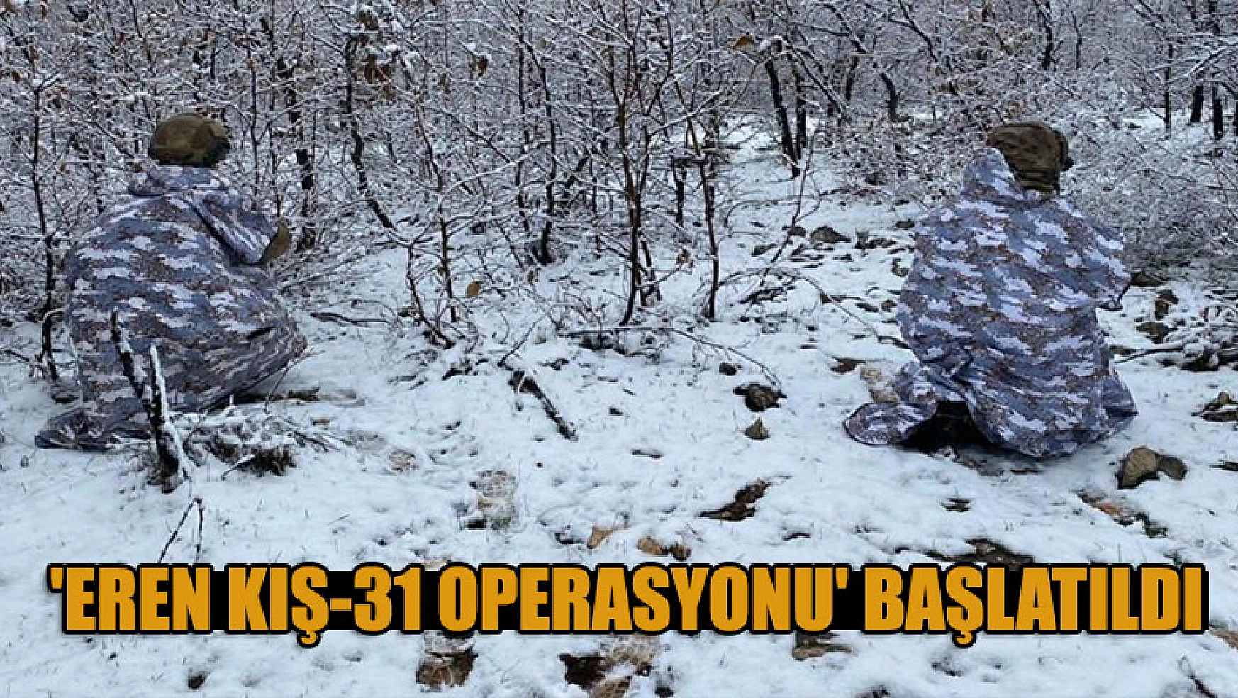 'Eren Kış-31 Operasyonu' başlatıldı