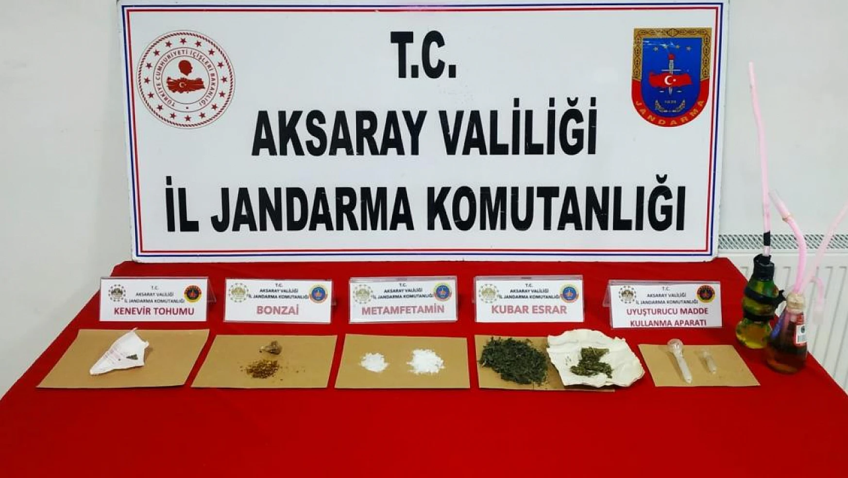 Aksaray'da uyuşturucuya geçit yok: 5 gözaltı!