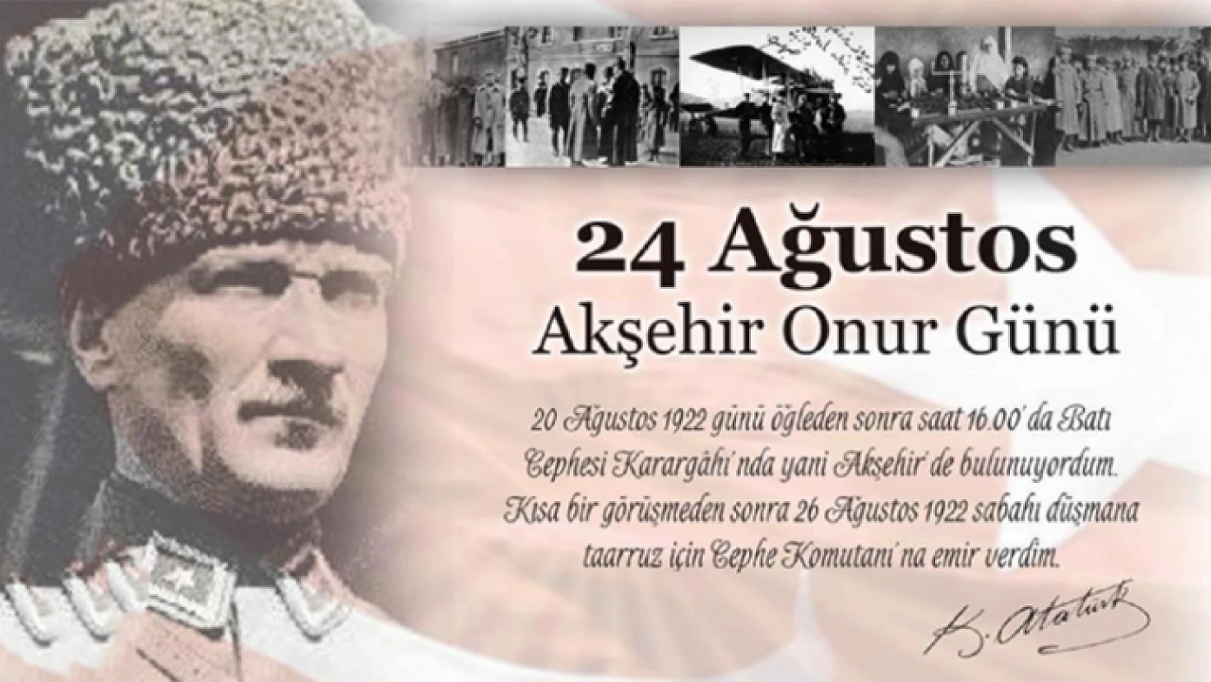 Akşehir'in onur günü kutlanıyor