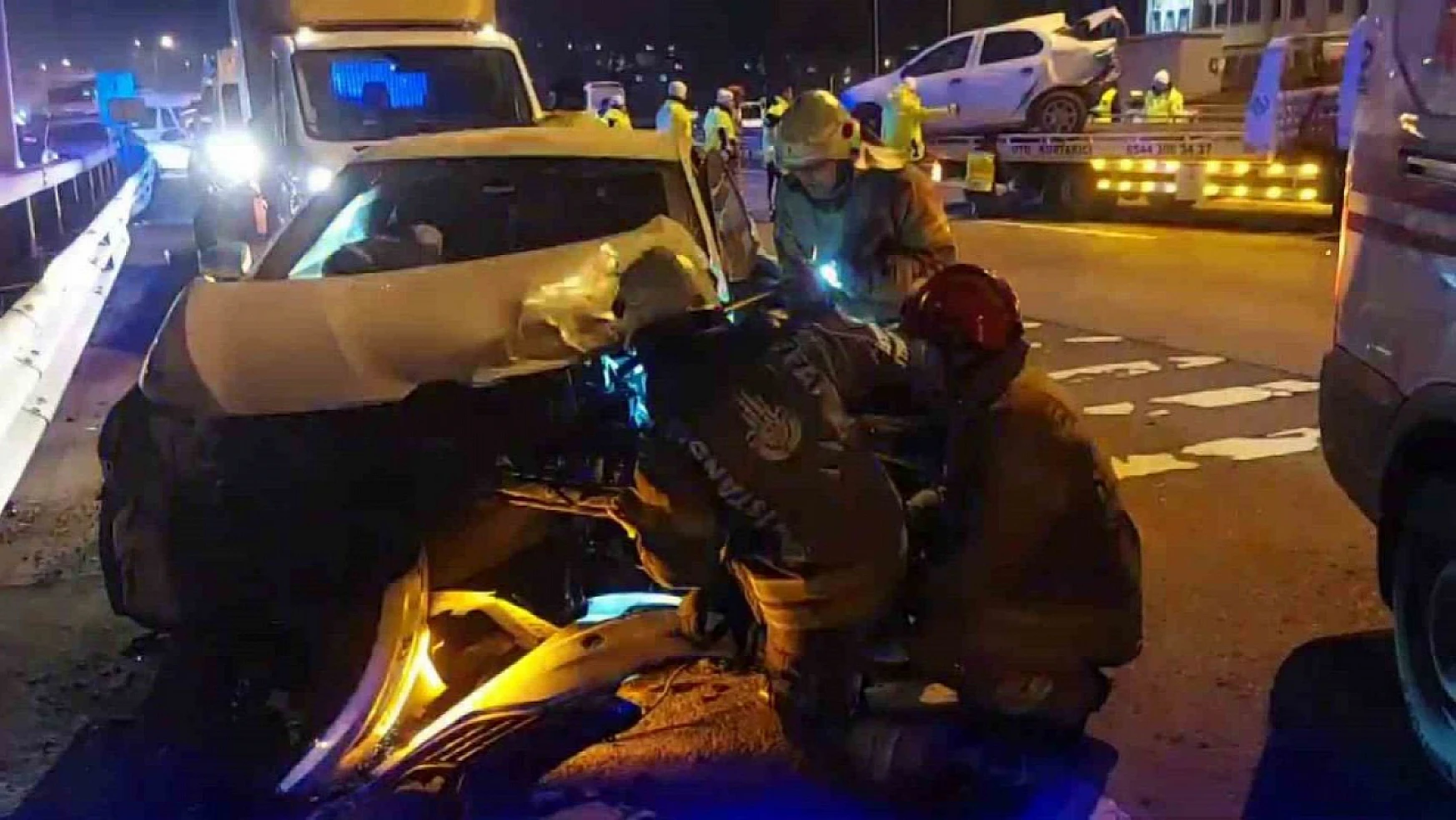 Ankara'da meydana gelen kazada 5 kişi yaralandı!