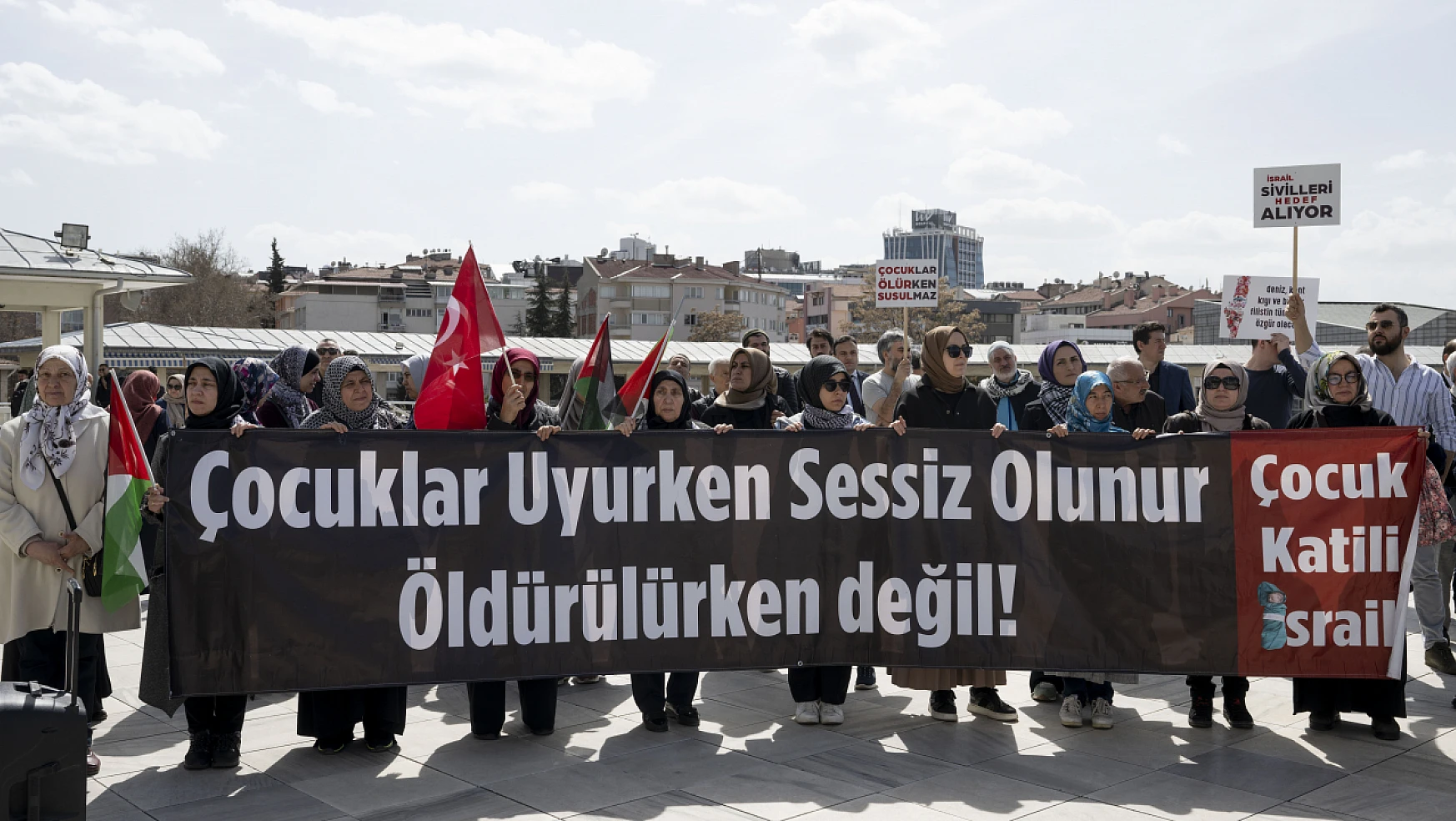 Ankaralılar Gazze için Kocatepe Cami'sinde toplandı