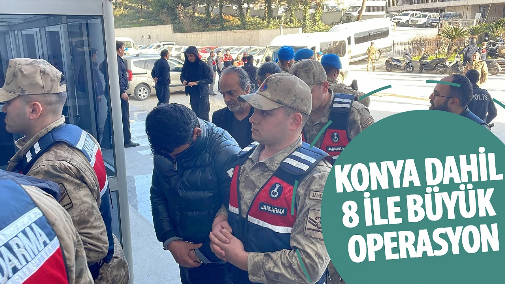 Aralarında Konya'da var! Kafes-50 operasyonu! 18 şüpheli tutuklandı!