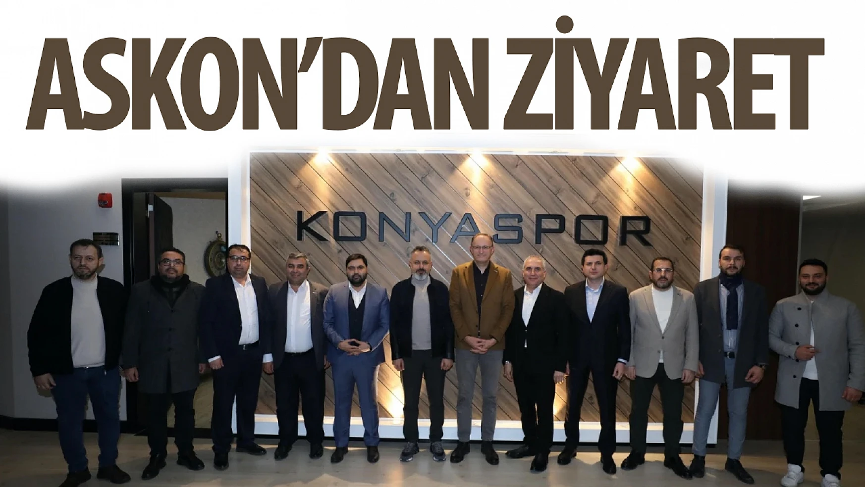 ASKON'dan Konyaspor'a hayırlı olsun ziyareti