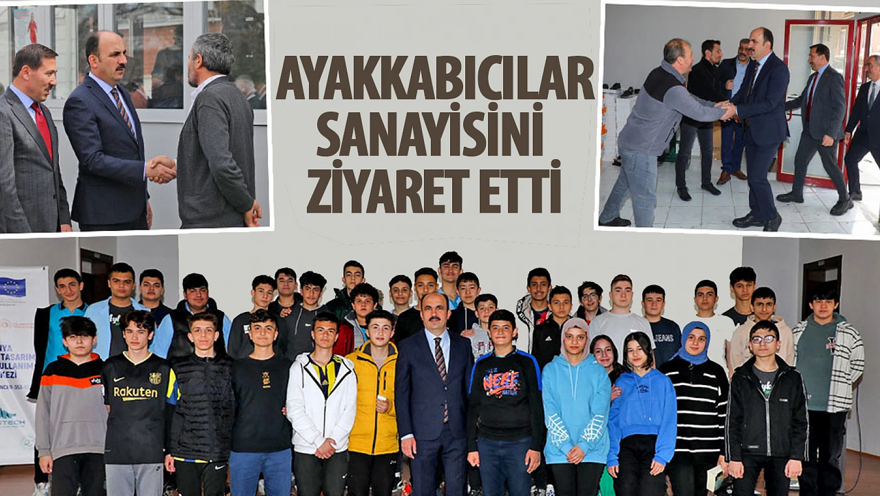 Başkan Altay, Aykent Ayakkabıcılar Sanayi'nde Esnaflar ve Öğrencilerle Buluştu