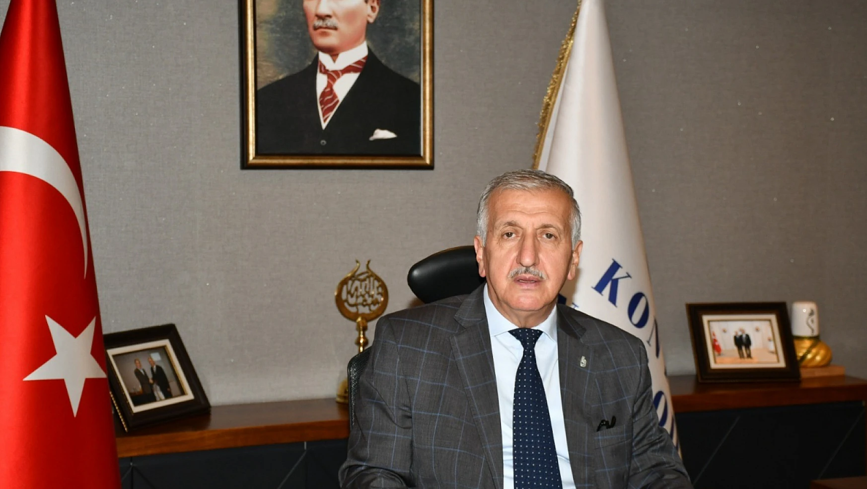 Başkan Büyükeğen'den Cumhuriyet Bayramı mesajı: 'Konya olarak durmaksızın çalışıyoruz'