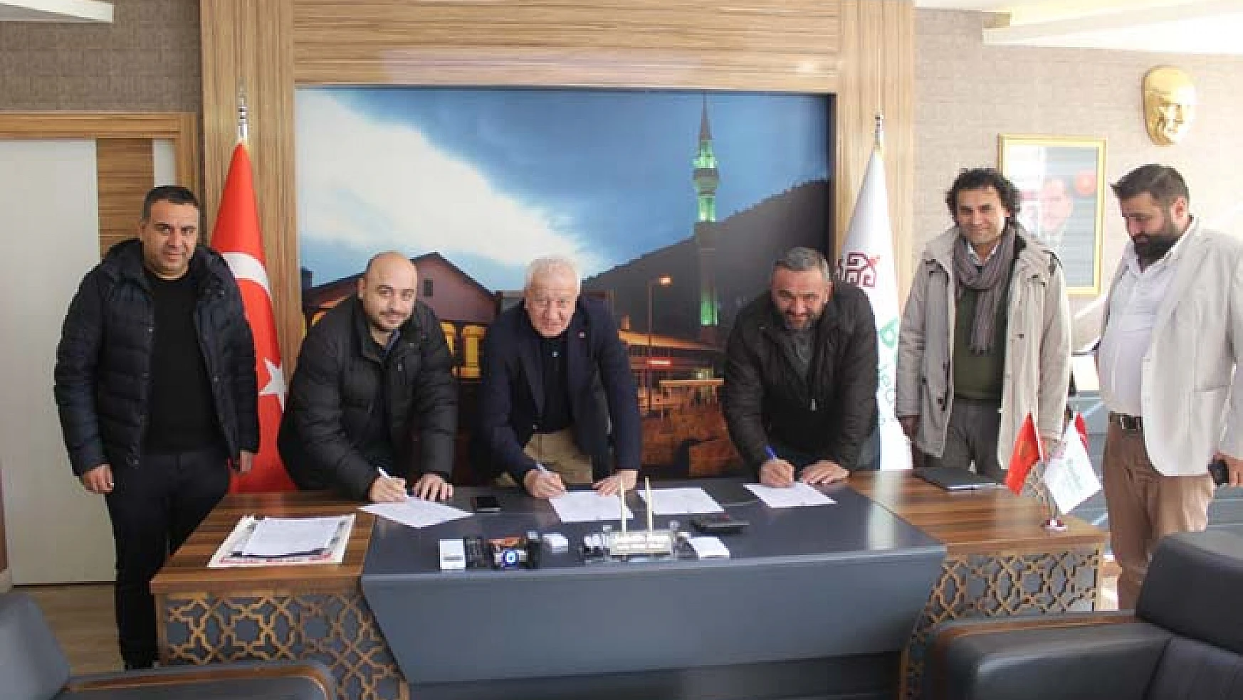 Bozkır'a yeni yapılacak Hayvan Pazarı için protokol imzalandı