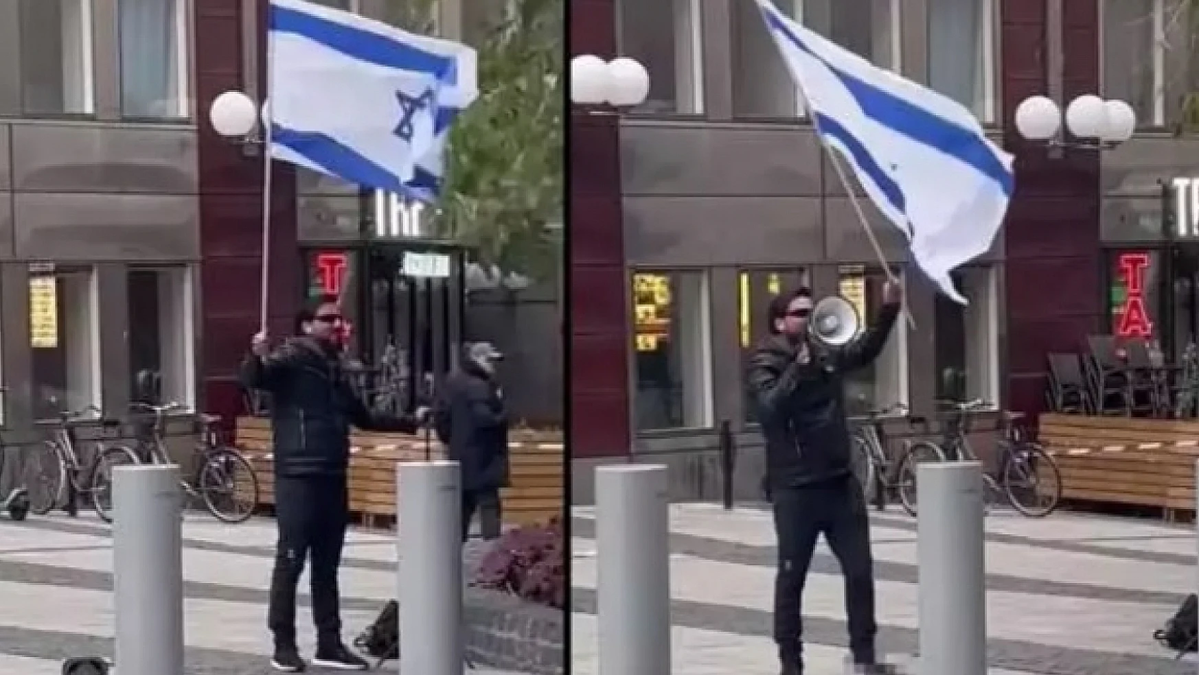Bu kez İsrail bayrağı açarak Kur'an'a saldırdı!