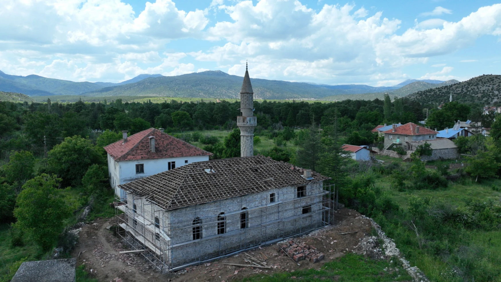 Konya'da 120 yıllık cami restorasyonu