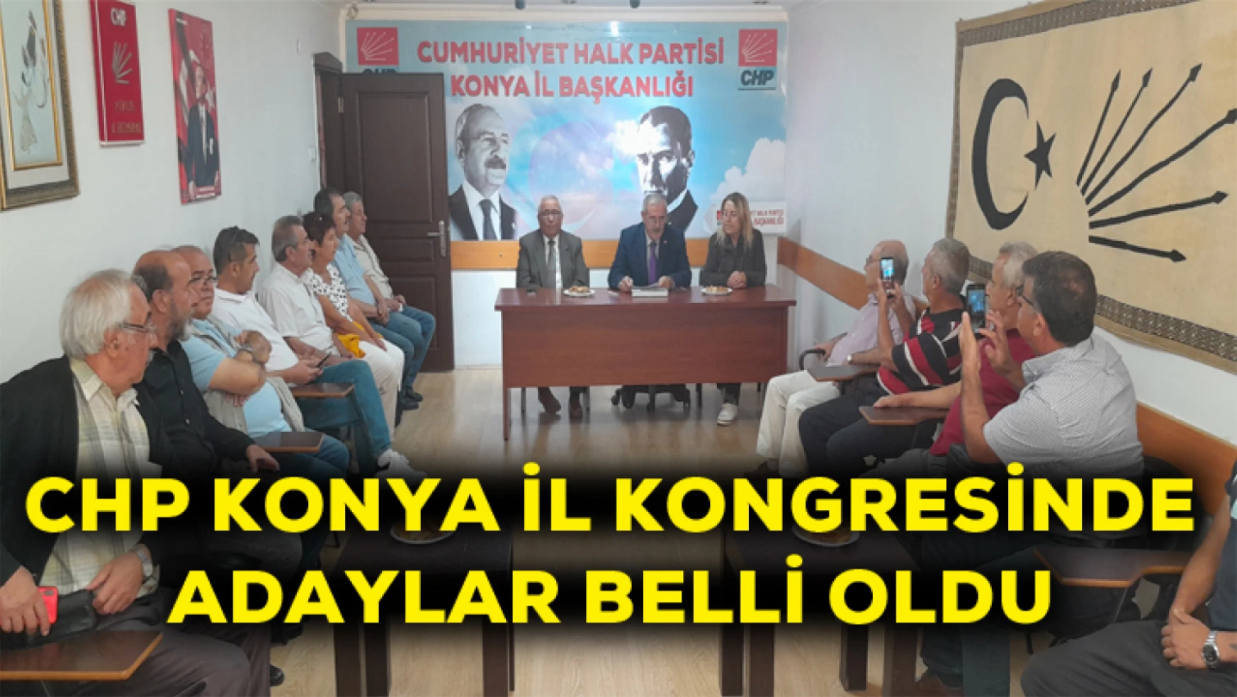 CHP  Konya il kongresinde adaylar belli oldu