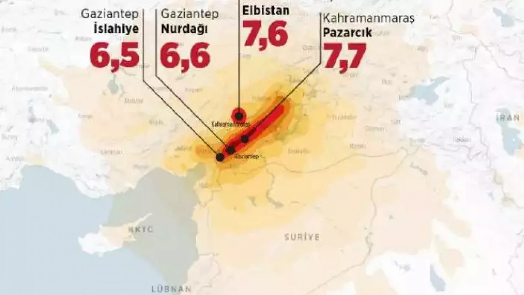 Depremin etki alanı kilometre kare? Deprem Konya'dan büyük bir alana mı etki etti?