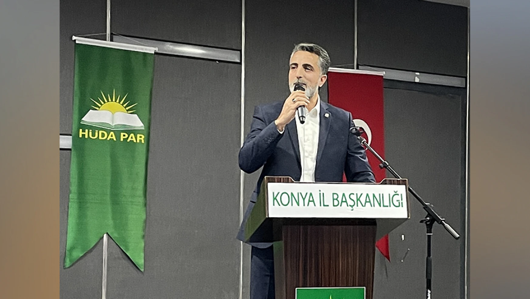 Emiroğlu, Konya'da Gazze saldırılarını konuştu!