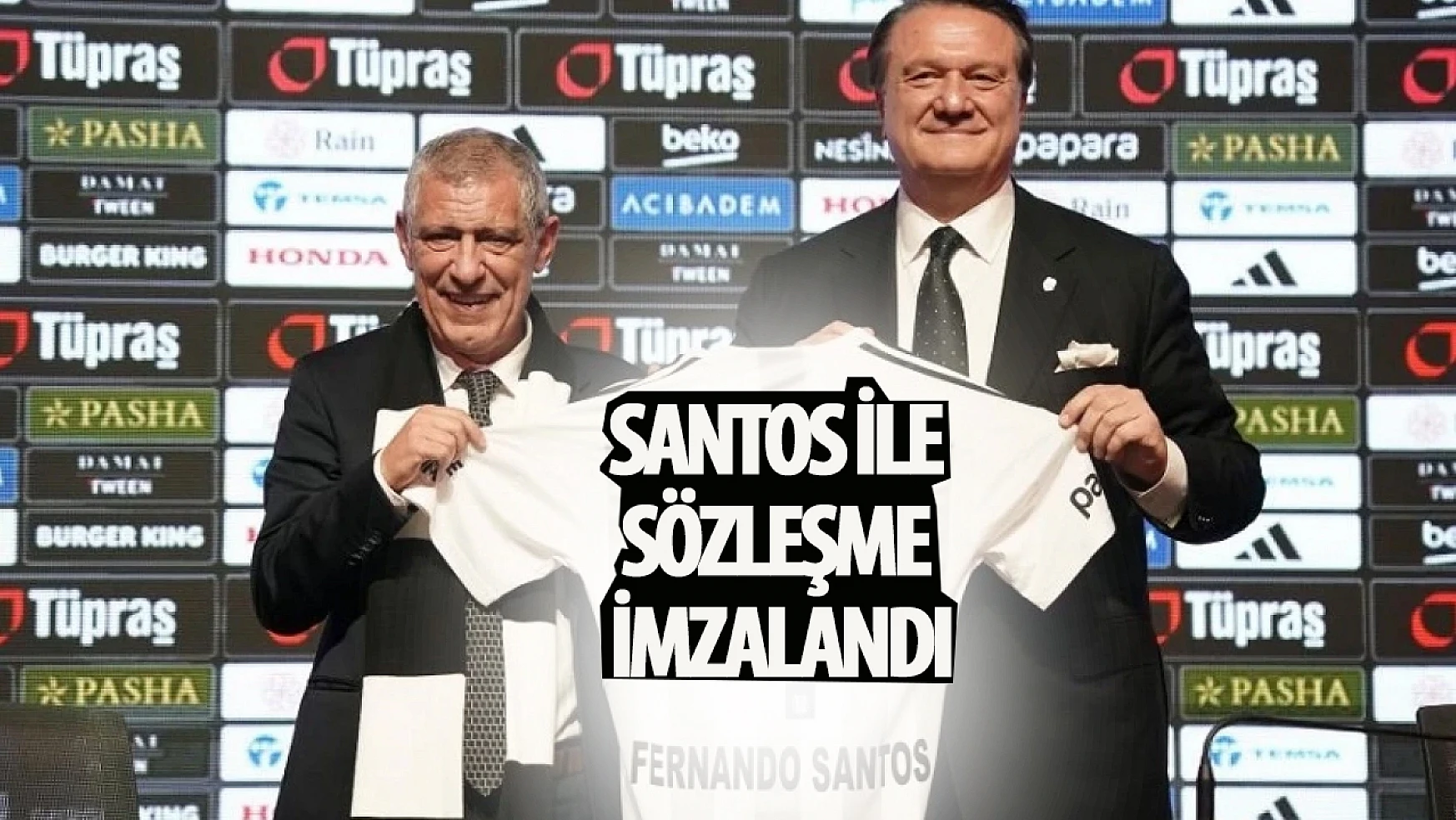 Fernando Santos Beşiktaş'ta: 'Hep beraber bir yumruk olacağız'