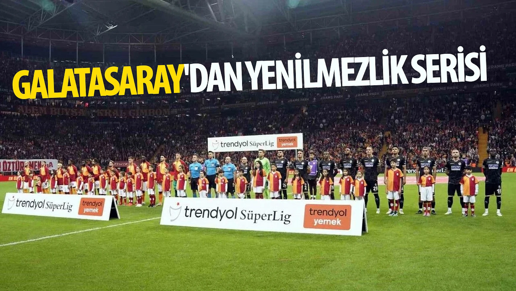 Galatasaray'dan yenilmezlik serisi
