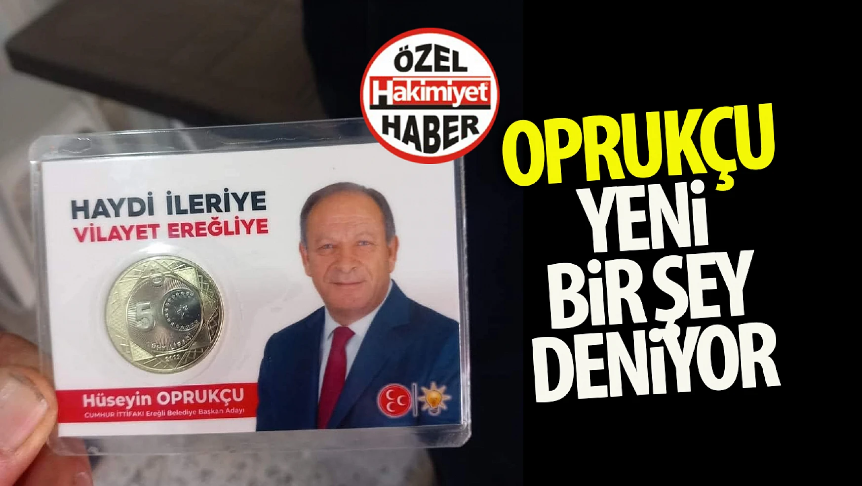 Hüseyin Oprukçu'nun Üzerinde 5 Lira Gömülü Kartviziti Dikkat Çekti