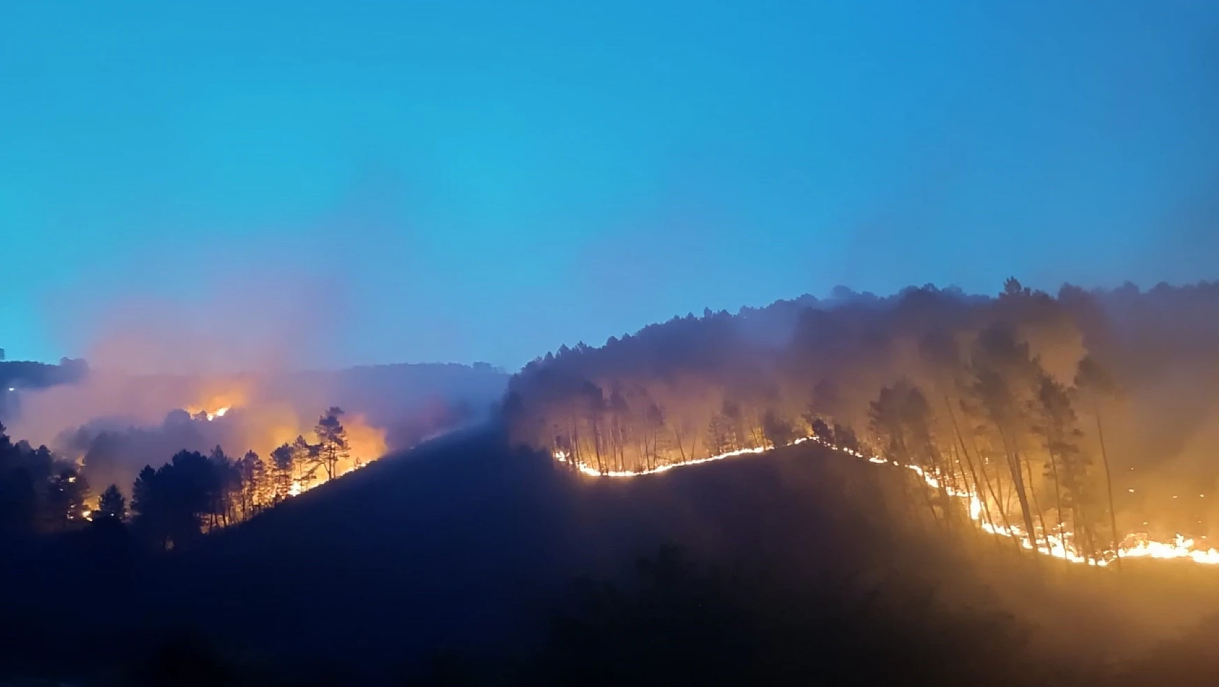 İspanya'da orman yangını: 8 bin hektarlık alan kül oldu